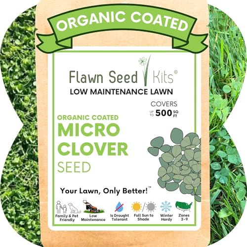 Flawn Seed Kits Micro Clover Organic Lawn Alternative