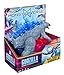 MonsterVerse King of the Monsters Official Godzilla Roll N Battle Tail Attack Giant Figure - Movie Inspired 11 Inch Toy with Wheel Activated Tail Motion Action Figure for