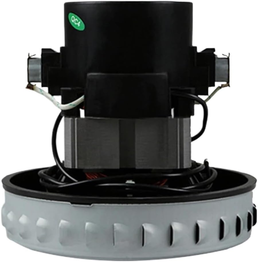 and Wet Vacuum Cleaner Motor 1200W Two Wheels Black Aluminum