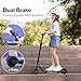 isinwheel Electric Scooter for Kids Ages 6-12, 150W Motor, 6/10 MPH Speeds, Colorful Lights, Adjustable Height, Kids Electric Scooter with Dual Brake & Thumb Throttle— Great Gift for Boys & Girls
