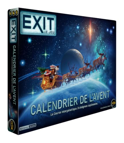 EXIT calendrier de l'Avent Course Intergalactique, IELLO, escape game dès 10 ans