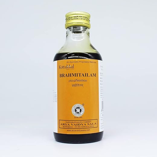 Brahmee Tailam-200ML, (Pack Of 1), Of Arya Vaidya Sala Kottakkal and get Golden Oldie Herbs®, Sukanthi Pills-1gm