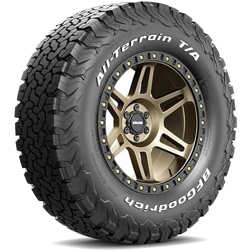 BFGoodrich All Terrain T/A KO2 Radial Car Tire for Light Trucks, SUVs, and Crossovers, LT255/70R16/E 120/117S