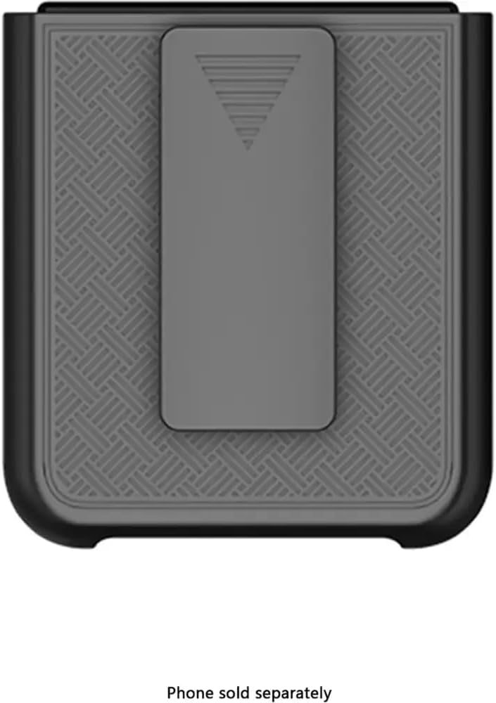 Sahara - Venture Series with Belt Clip Hard Shell Case for Motorola Razr+ (2024), Scorpion Black, (CP00630)