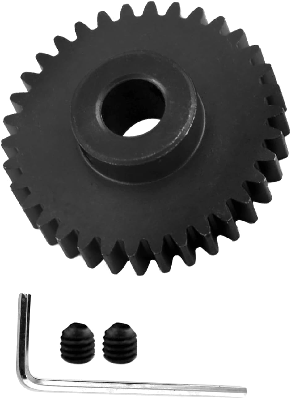 34T Pinion Gear Upgrades Part for 1/7 Limitless Roller Felony Infraction 6S BLX RC Car,45# Steel 34T Gear Hops Up,Replace #ARA310944