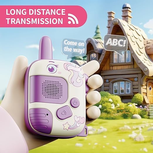 Wonder Digital Toys for 3-12 Year Old Girls Boys,2 Pack Cute Dinosaur Walkie Talkies with Wearable Lanyard for Outdoor Camping,Birthday Gifts for 4 5 6 7 8 9 Year Old Kids Multicolor - Image 5 thumbnail