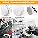 4 PCS Car Polishing Pads 5-6 Inch - Professional Grade Buffing Pads with Reinforced Double-Stitched Edges for Auto Detailing & Surface Restoration