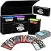 Deck Box- Magnetic Triple Deck Box (Black) by Monster Protectors- Fits Mtg Magic, Yugioh, and Pokemon