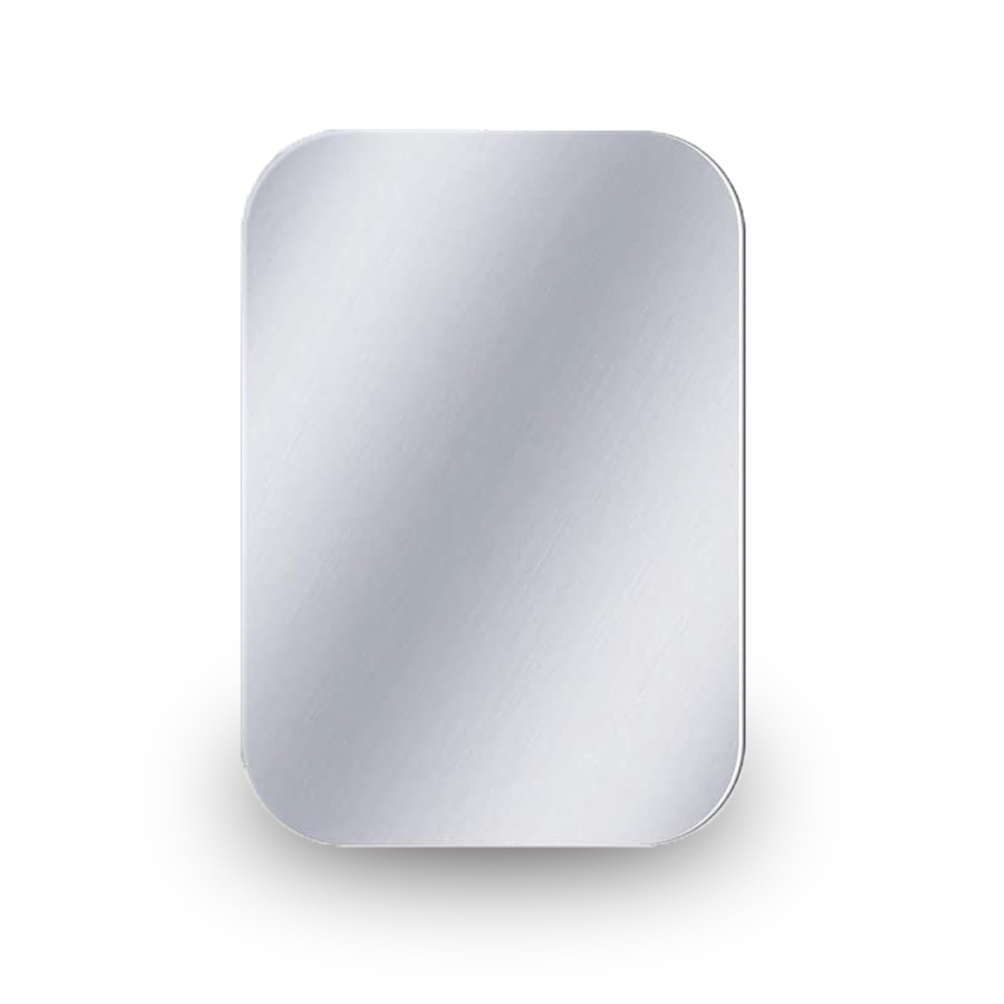 Confezione da 4 piastre in metallo per supporto magnetico per auto, 4 piastre rettangolari in metallo per supporto magnetico per auto