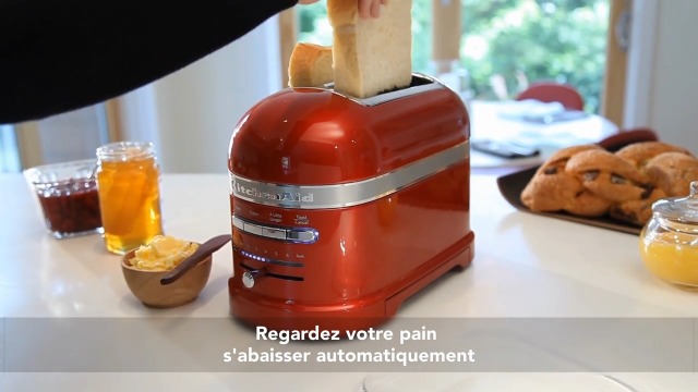 Grille-pain KitchenAid 2 Tranches - 7 Niveaux De Brunissage - Fonctions Bagel, Décongélation, Réchauffage