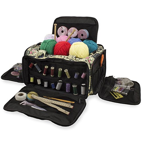 Roo Beauty Ltd - Bolsa para Tejer, Accesorios de Costura y Agujas de Manualidades