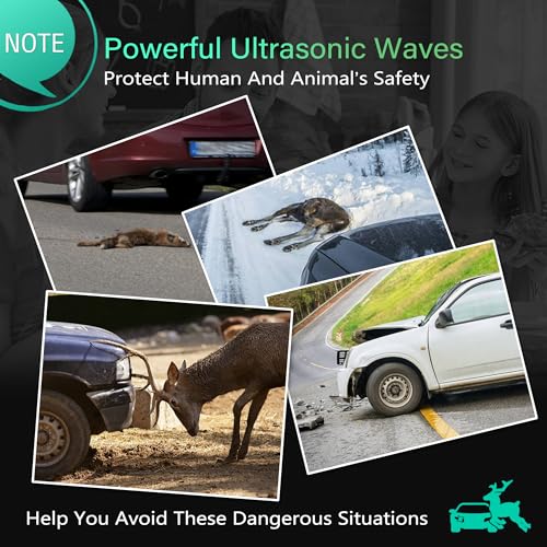 Image of Elook Upgraded Deer Whistles for Car,Double Horn,6 Pack | Save Deer,for Vehicles and Trunks,Registered Patent