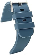 Diloy Bracelet montre silicone BR40 – Attache rapide – Compatible smartwatch – 18mm 20mm 22mm 24mm – Souple, léger, résistant