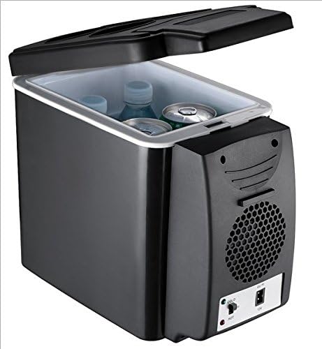 MobileFDL 6L Portable Car Mini Cool box Refrigerator Fridge Cooler and Warmer 12 V Connection For Camping / Outdoor / Travel