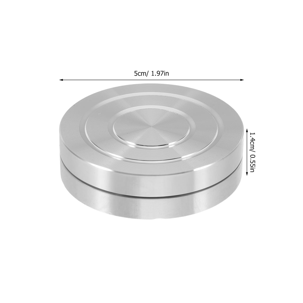 Amazon.co.jp: EXCEART ミニ ろくろ 回転台 5cm 両面溝 陶芸 ターン