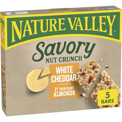 Image of Nature Valley White Cheddar Savory Nut Crunch Bars, 5 ct, 4.45 oz