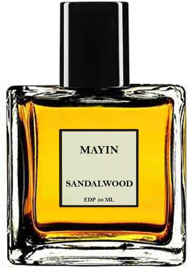 Mysore Sandalwood Eau De Perfume for Mens | Long-Lasting Fragrance Scent | Unisex Aromatic Spray Ideal for Daily Use, Date Night, Gifting Purpose, and Special Occasions, (50ml)