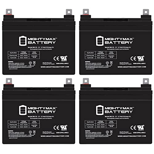 12V 35AH Battery Replacement for Kangaroo TG-31 Golf Cart - ...