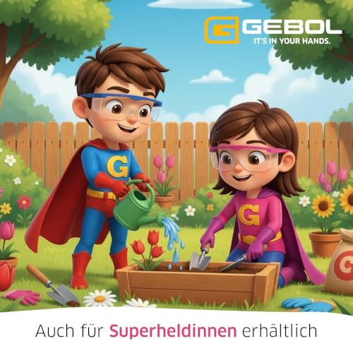 Gebol Safety Kids Kinder Schutzbrille, UV-Schutz, kratzfest, leicht – Ansicht 6