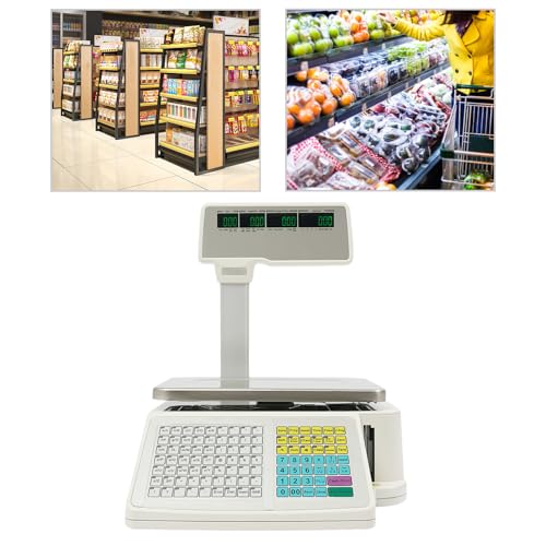 Báscula etiqueta 30kg pantalla 4 ventanas miniatura 3