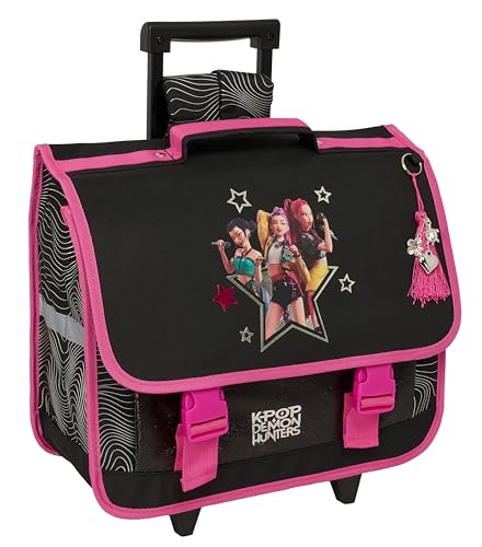 Portefeuille avec chariot K-Pop Demon Hunters sac scolaire confortable