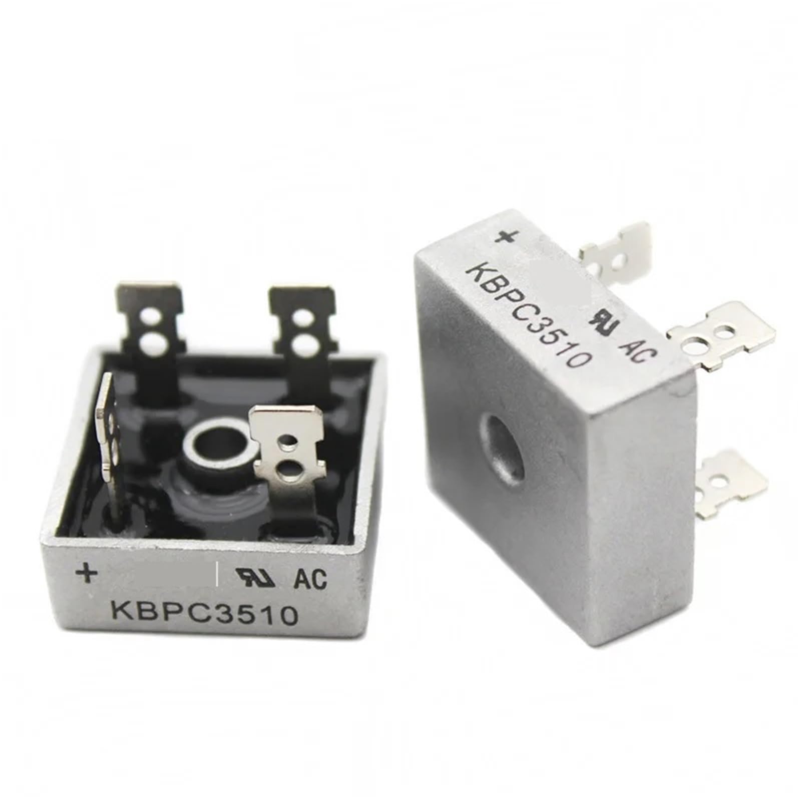 Puente de diodos KBPC3510 para solucionar fallos por calor con este rectificador de 35A