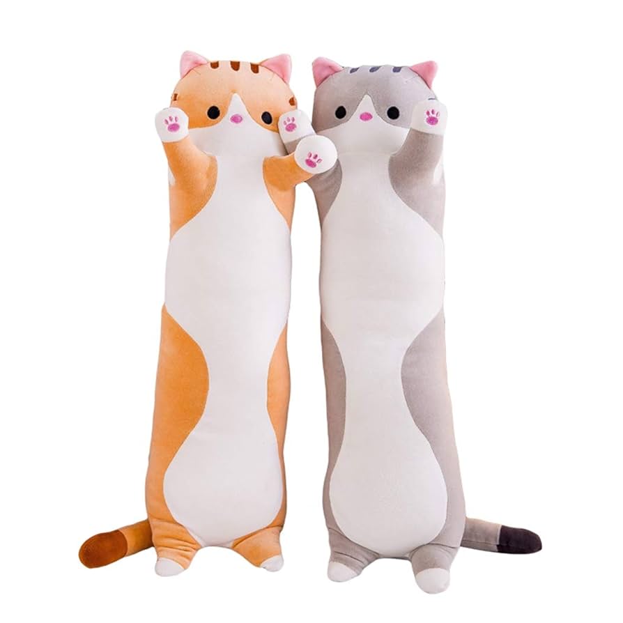 Amazon.co.jp: ねこぬいぐるみ 可愛い 猫抱きまくら もこもこ