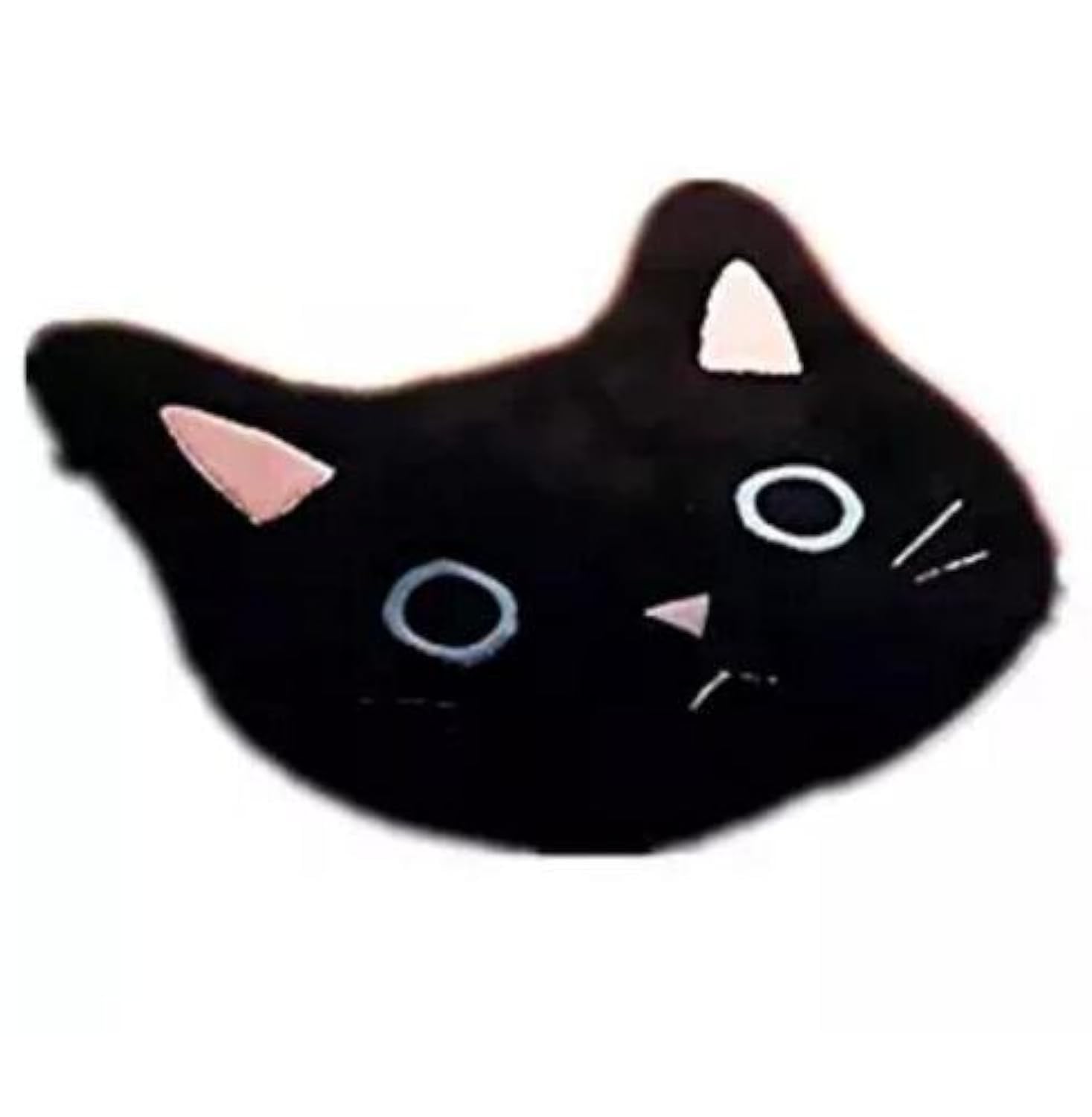 EatingBiting 26" Cat Rug Lucky Black Cat Soft Rug Coral Velvet Non-Slip Mat Doormat Carpet for Home Toilet Bedroom Washing Room Living Room Door X'Mas Holloween