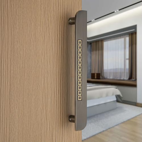 Image of COMPASS 12 inch Brass Main Door Handle | Door Handles for Main Door | Pull Handles for All The Doors of House | Office | Hotels | PH-235 (Pack of 1, Antique Finish)