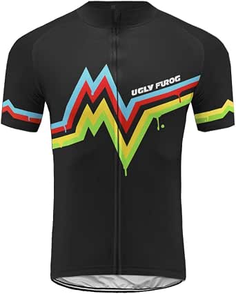 Tuta Da Ciclismo Estiva UGLY FROG – Maglia Manica Corta E Pantaloncini MTB Da Uomo, Chiusura A Cerniera, Lavaggio A Mano