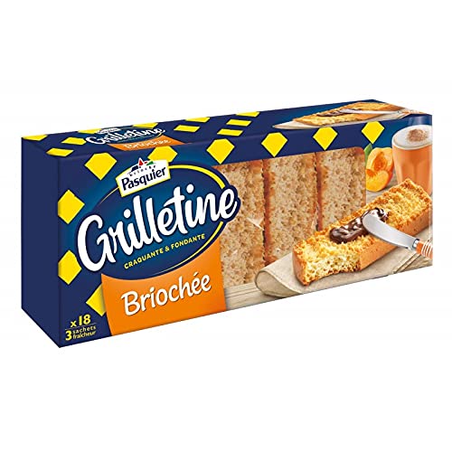 BRIOCHE PASQUIER - Pasquier Les Grilletines Briochées 255G : le croustillant irrésistible pour vos petits déjeuners et vos pauses gourmandes. - Lot De 4 - Vendu Par Lot