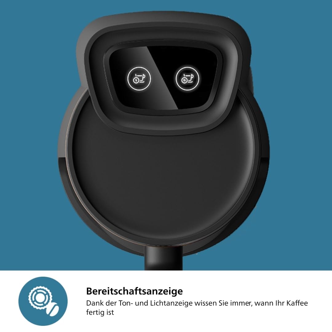 Philips Serie 5000 Türkische Kaffeemaschine - Langsambrühfunktion, 4-Tassen-Kapazität, Überhitzungs- und Überlaufschutz, Bereitschaftsanzeige, Easy Touch-Tasten, Automatische Abschaltung (HDA150/60)