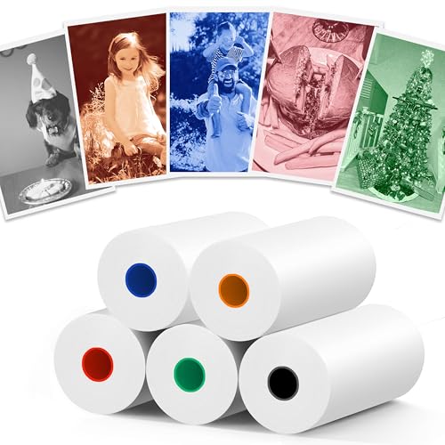 MIARALA Kids Camera Paper Roll Refill (5 Rolls)