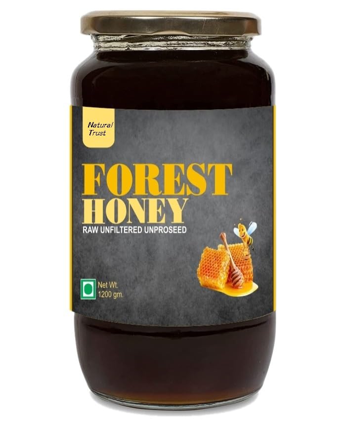 Natural Trust Raw Natural Honey 1000g Wild Unprocessed Honey Pure Organic Raw Honey 100% Natural no preservatives No Artificial Color no Added Sugar 1.0kg (1000g) (B0CTKHGR16) Amazon Price History, Amazon Price Tracker