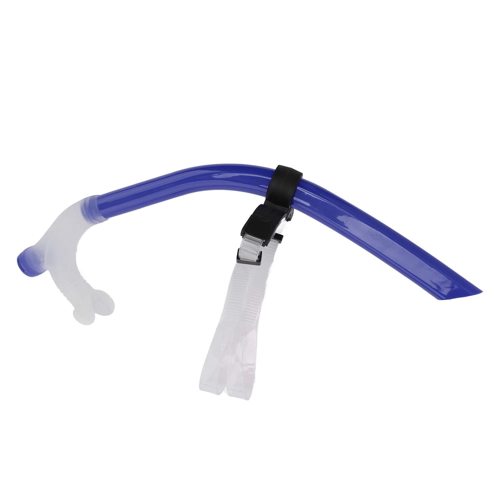 Ejoyous Boccaglio per Nuoto Tubo Respiratorio in Silicone con Tutore per la Testa Regolabile 48 X 11,6 X 3 Cm Design a Resistenza Ridotta Boccaglio Morbido per Nuoto in Grembo Immersioni Adulti