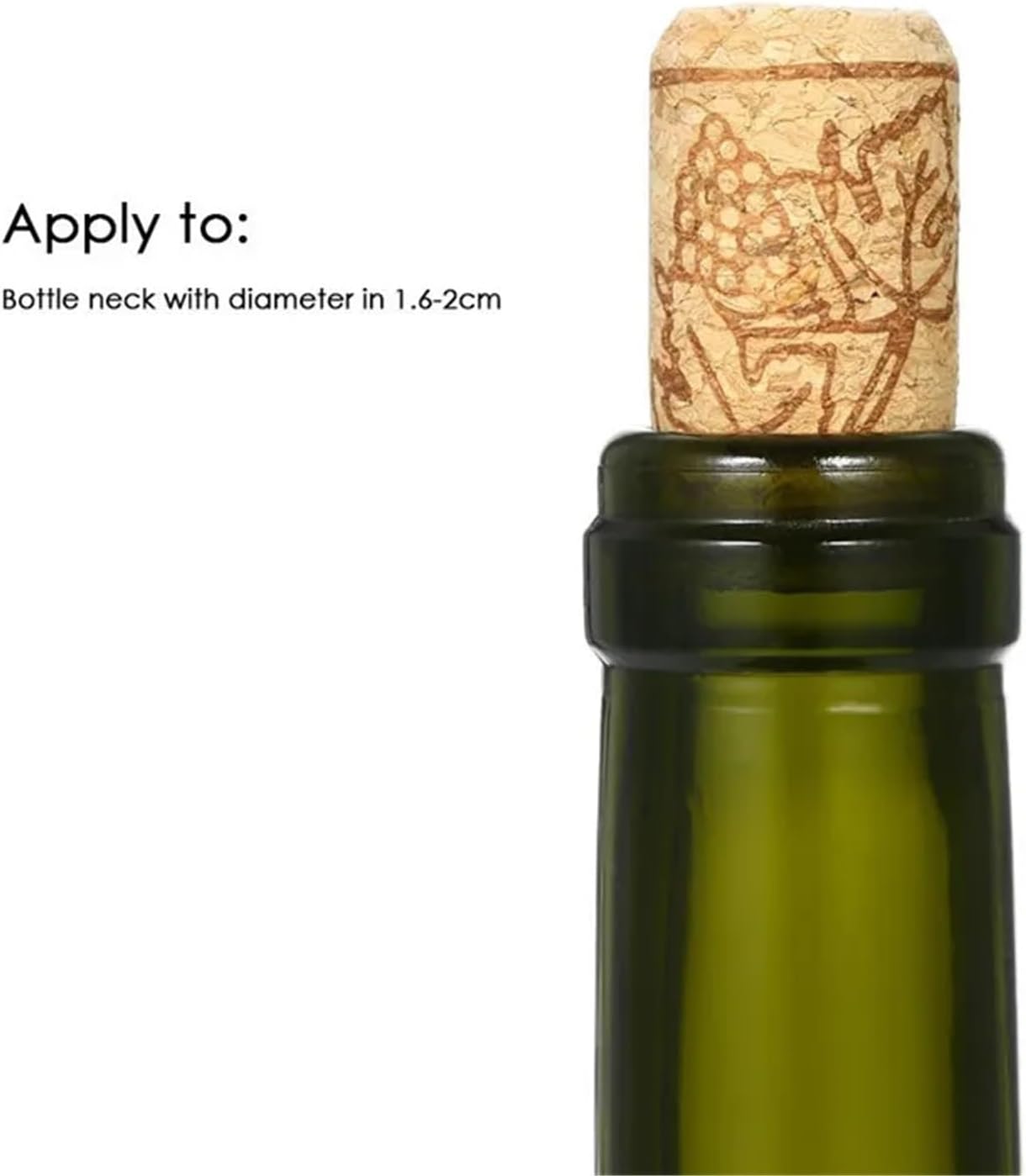 Natural Wine Corks Stoppers 50/100 Pack Reusable Straight Cork Seal for Bottles