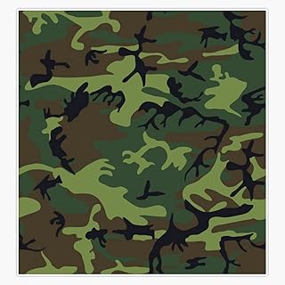Camouflage Army Military Pattern 3 Vinyl Sticker Waterproof Decal Laptop Wall Window Bumper Sticker 5