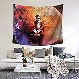Decorative tapestry art wall hanging bedroom living room dormitory TV background wall blanket 60 X...