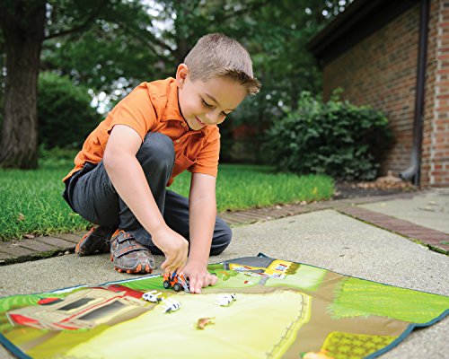 Neat-Oh! Dinosaur Prehistoric World 2-Sided Playmat W/2 Dinosaurs #TOP2