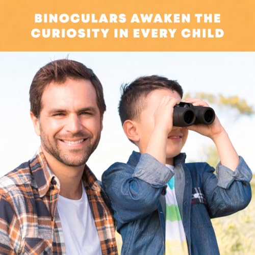 Binoculares para niños con lupa y brújula 8x21 miniatura 6