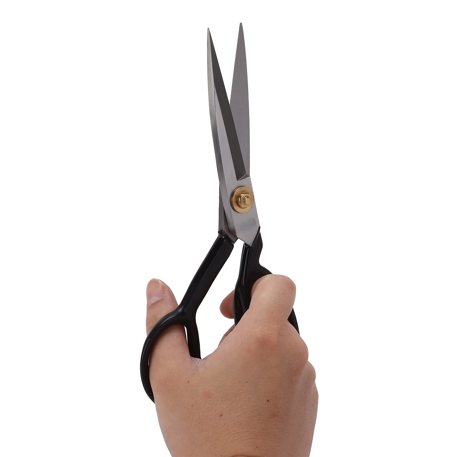 Tijeras de costura profesionales de acero con alto contenido de carbono de alta resistencia, tijeras de sastrería para manualidades de tela multiusos para modistas, artista (Cabeza blanca