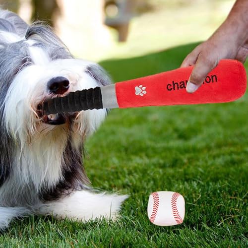Hundespielzeug – Welpen-Zahnspielzeug, Kauspielzeug | Integriertes Quietsch-Hundespielzeug, mit einem Soundgerät, weit verbreitet, einfach zu tragen, mittelgroße und große Welpen zum Zahnen (6 x 35 cm