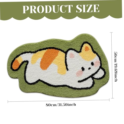 Tapis de bain chat extra absorbant et réutilisable avec envers sécurité - 3