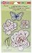 STAMPENDOUS Rubber Stamp Set, Lovely Garden Die Cut