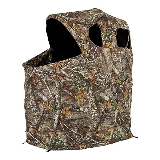 Ameristep Tent Chair Blind | 1-Person Hunting Blind in Mossy Oak Break-Up Country