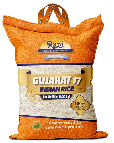 Rani Gujarat 17 Indian Rice 160oz (10lbs) 4.54kg Cloth Bag
