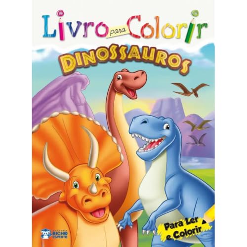 Livro para colorir: dinossauros