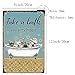 Imagen de CREATCABIN Take A Bath You Dirty Hippie Tin Sign Dogs Metal Signs Vintage Placas Retro Posters Decor Gallery Wall Art Print Pintura Colgante con Citas para el Hogar Bar Baño Regalos 8x12 Pulgada