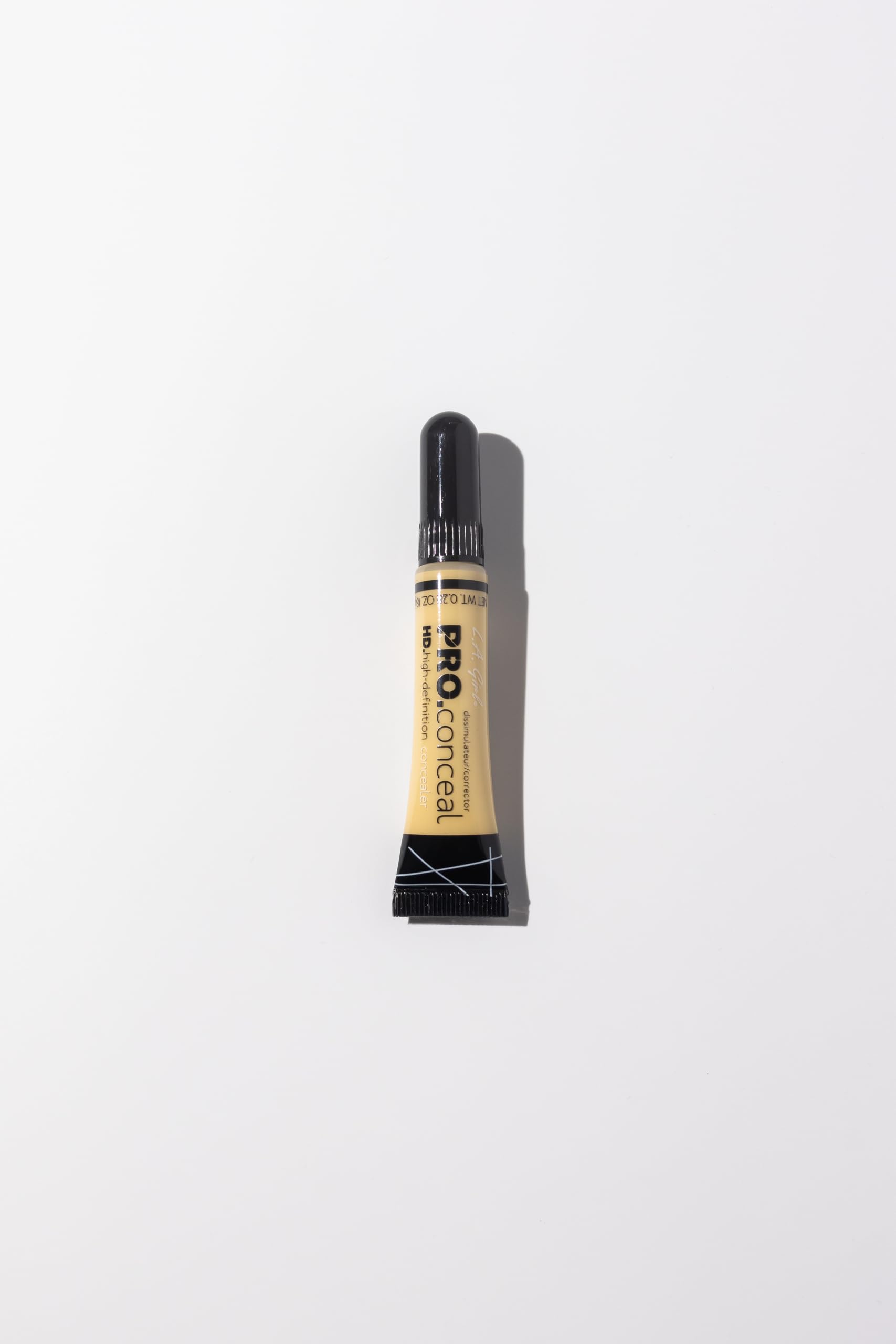 L.A GIRL - Hd Pro Conceal - Light Yellow Corrector | Ultra-Lightweight | Crease Resistant | Smooth and Blendable Formula | 8 G,Matte,Liquid.