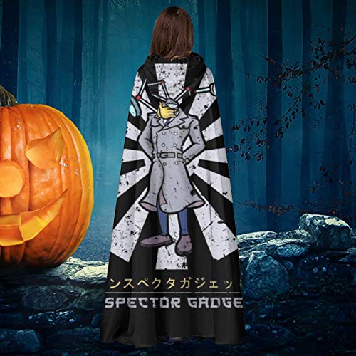 OJIPASD Inspector Gadget Retro Japonés Unisex Navidad Halloween bruja Caballero con capucha...